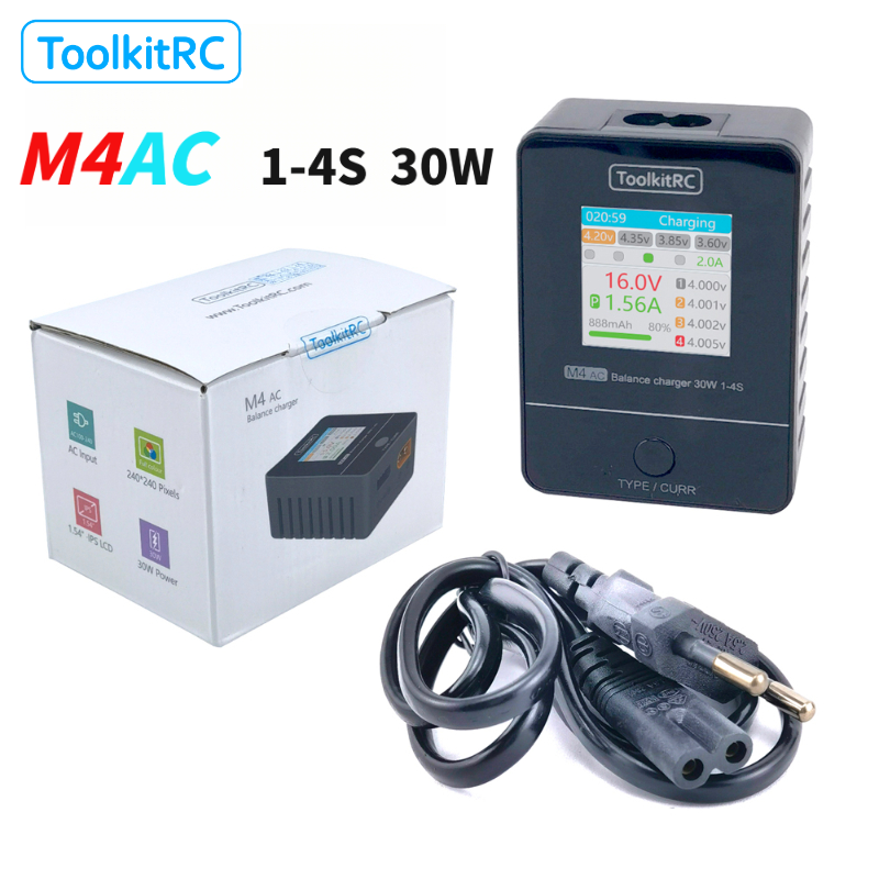 ToolkitRC M4AC 1-4S Lipo LiHV  - огляд і ціна Drone Racing Charger