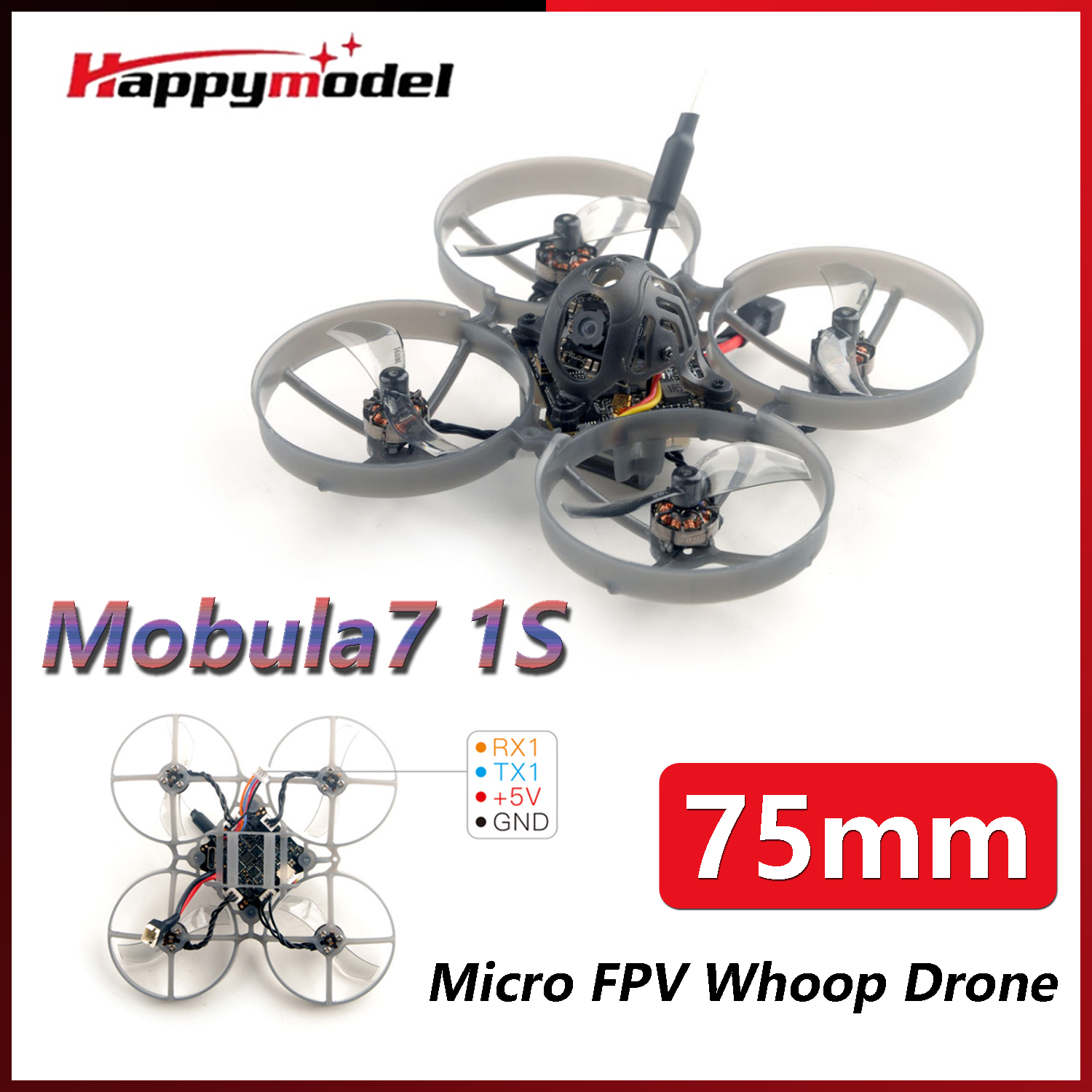 Happymodel Mobula7 1S 75mm Tin - огляд і ціна Drone Racing Charger