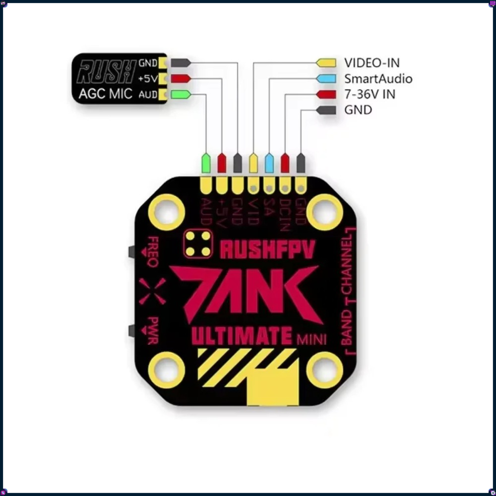 Rush Cherry FPV Stubby Antenna - огляд і ціна Drone Racing Receiver