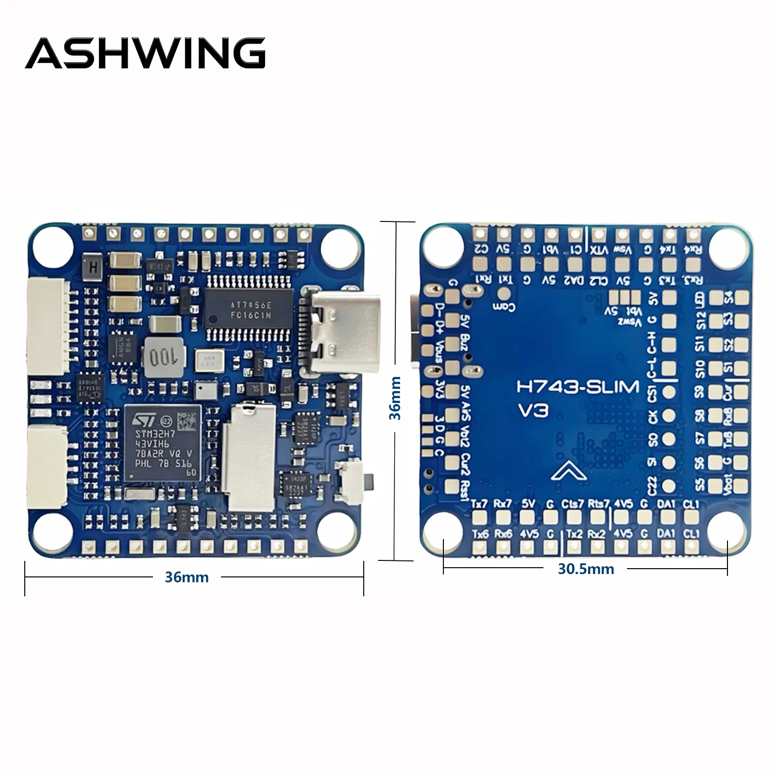 H743-SLIM V3 Flight Controller - огляд і ціна Drone Racing Flight Controller
