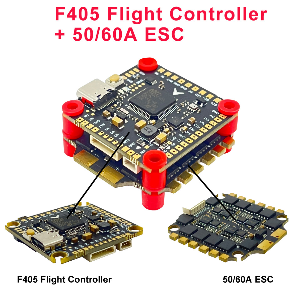 ASHWING F405 V3 Flight Control - огляд і ціна Drone Racing Esc