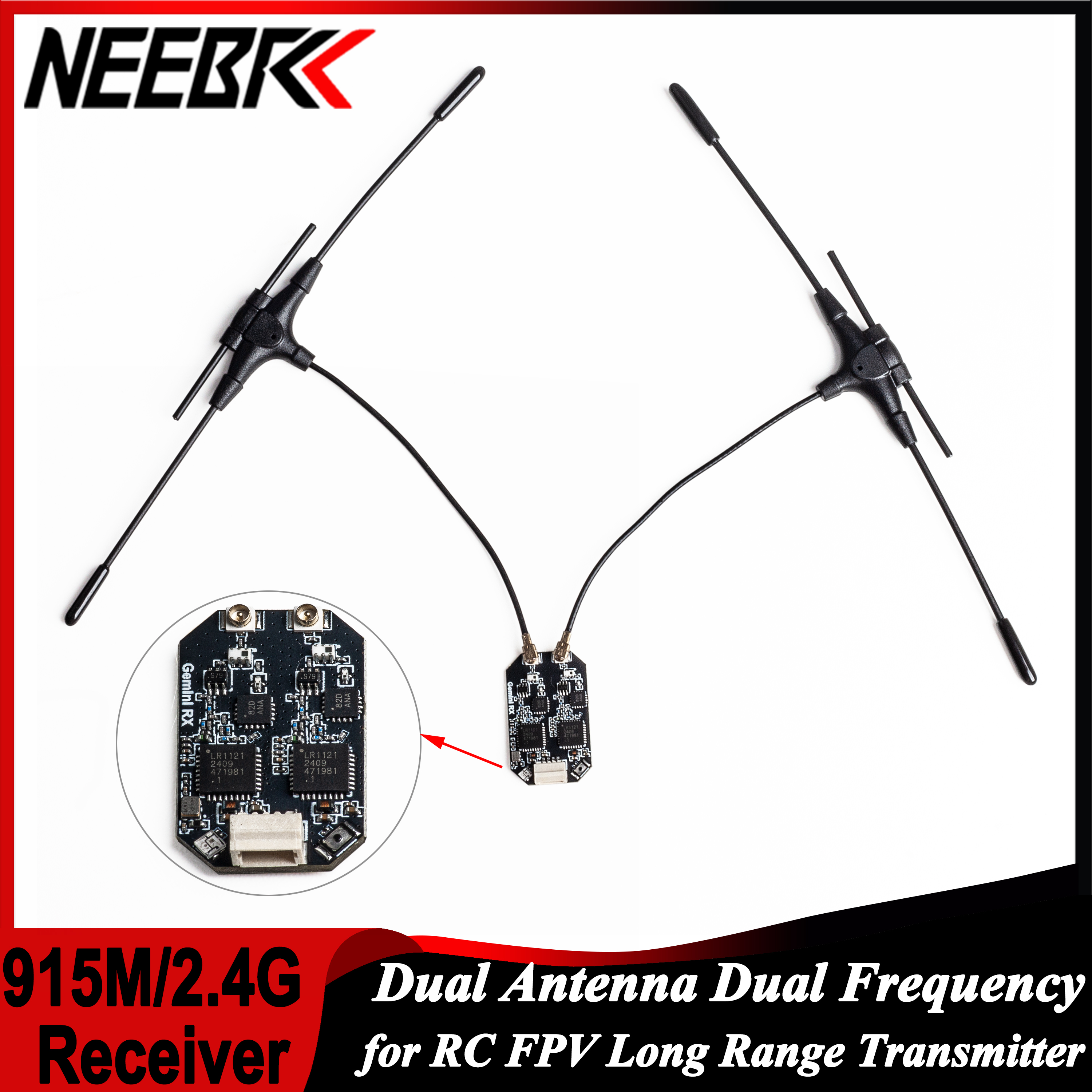 ELRS 915MHz/2.4GHz Gemini Dual - огляд і ціна Drone Racing Frame