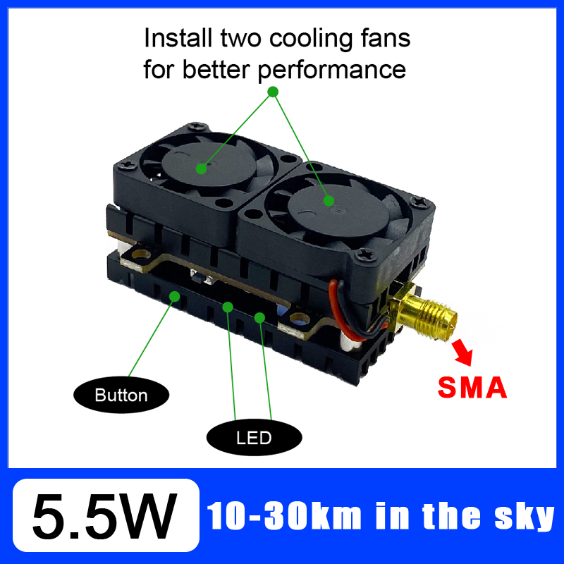 Long Range 5.8GHz 5.5W Video T - огляд і ціна Drone Racing Frame